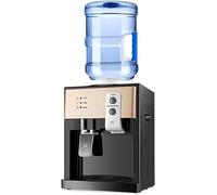 Dispensador de agua fría y caliente: máquina enfriadora de agua compacta para encimera, alimentación de red para el hogar u oficina, fácil instalación, compatible con botellas de 18.9 L, diseño