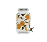 Dispensador de Agua Home ESPRIT Amarillo Metal Silicona Cristal ABS 18 x 24 x 30,5 cm - Marca: Home ESPRIT - EAN: 8424002175696