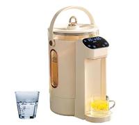 Dispensador de agua instantáneo, modelo de escritorio con control de volumen de 8 niveles, capacidad de 4 litros, control de temperatura de 45-95 °C, pantalla táctil LED para el hogar, oficina