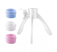 Dispensador de agua invertido para botellas de 5 litros, soporte triangular para botella de agua potable con adaptadores, soporte estable de agua mineral ABS para escritorio de oficina en casa, color
