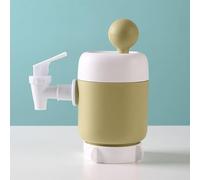 Dispensador de agua manual, 1 paquete de bomba de agua de botella, bomba de agua de mano, sello de silicona a prueba de fugas, mango ergonómico, oficina en casa (verde)