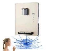 Dispensador de agua montado en la pared con bloqueo electrónico para niños, pantalla táctil inteligente, capacidad de calefacción de 2200 W, ajuste de velocidad múltiple para uso en oficina