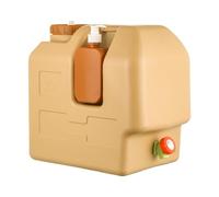 Dispensador de agua multifuncional de 20 litros para actividades al aire libre como senderismo y camping de emergencias con grifo