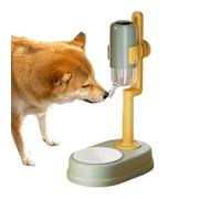 Dispensador de agua para animales domésticos, botella ajustable en altura, dispensador de agua de pie para animales domésticos de 750 ml, para hámster, ardilla, conejo, erizo y pequeño