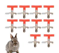Dispensador de agua para Conejo,Dispensador de agua para Conejo | Bebedero Automático de Pezón de - Conector de Cubo de Metal, Bebedero para, Suministros para Mascotas,