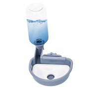 Dispensador de Agua para Conejos para Jaula, 480 ml, dispensador de Agua para Perros y Gatos Desmontable, comedero automático antigoteo para Perros pequeños, Gatos, Conejos y más, Cuenco para