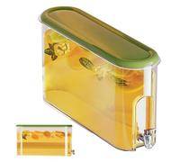 Dispensador de agua para de agua puede estar sin esfuerzo en tu frigorífico sin ocupar demasiado spa y facilita la infusión de tus bebidas con rebanadas de fruta y cubitos de hielo para un