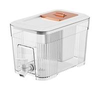 Dispensador de agua para frigorífico | Dispensador para frigorífico con grifo 6L a prueba de fugas, recipiente de agua con tapa para vacaciones de verano Uso diario