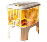 Dispensador de agua para frigorífico - Tanque de bebidas para refrigerador de 5 litros, recipiente de a prueba de fugas, servidor de bebidas filtrado con filtro, soporte para líquidos, frío