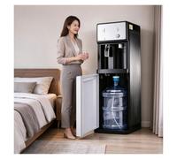 Dispensador De Agua para Garrafas, para Botellas de 3 o 5 galones | Dispensadores de agua caliente y fría, Enfriador De Agua Carga Inferior, Para Dormitorio(3 Temperature Settings White)