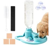 Dispensador de agua para gato, bebedero anti-Basculamiento con ventosas | Fuente de Agua Gato Botella 630 ml Animales Conejo Bebida Interior Exterior Balcón Cachorro Pequeños