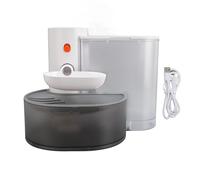 Dispensador de Agua para Gato Elegante, Tanque de Agua de 3L, autorecarga, inclinable, tazón de Agua automático Recargable para Mascotas, Bebedero para Gatos