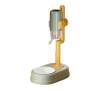 Dispensador de agua para gatos | Bebedero antigoteo de altura ajustable | Dispensador de agua antigoteo 750ml de pie para perros, para animales pequeños conejos, erizo