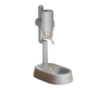 Dispensador de agua para gatos | Botella antigoteo, 750 ml Fuente de agua ajustable en altura con cuenco de pie de mascota - para pequeños animales hámster conejo erizo