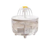 Dispensador de agua para gatos - Comedero de agua para gatos | Dispensador De Fuente De Agua Circular Transparente con Bomba, Accesorios para Ducha De Pájaros Alimentador De Agua Extraíble Multifuncio