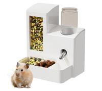 Dispensador de agua para hámster - Comida para mascotas, botella para mascotas | Recipiente para beber en interiores al aire libre, suministro transparente a prueba de fugas con soporte para Hedgehog