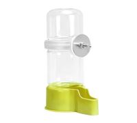 Dispensador de agua para jaula de pájaros, bebedero automático transparente suspendido, de agua para loros de interior, colgante sin derrames para periquitos, loros, cacatúas