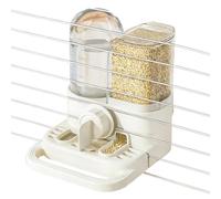 Dispensador de agua para loros, 16 x 13,7 x 12 cm, automático con perca, botella para beber pájaros, dispensador de agua para loros para periquitos, cacatúas, conure, agapornis, mascotas