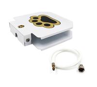 Dispensador de agua para mascotas al aire libre, fácil de operar, control automático de flujos, fuente de agua para perros para razas pequeñas a grandes, uso con patas activadas