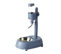 Dispensador de agua para mascotas - Botella Top Fill, delicioso alimentador | Boquilla para beber sin goteo, base de ventosa estable, botella de hidratación de 500 ml para cajas, perreras o uso