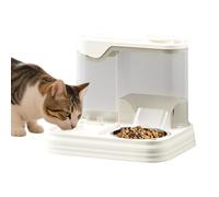 Dispensador De Agua Para Mascotas - Cuenco Desmontable Gran Capacidad De Mascotas - Bebedero de pienso seco para gatitos de interior | Comida Bebida Hogar Salón Habitación Interior Apartamento Viaje V
