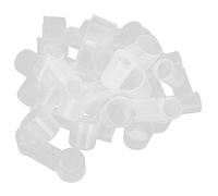 Dispensador de Agua para Pájaros, Bebedero Automático Doble Boca, 20 Piezas para Loros y Aves Pequeñas - Fácil Instalación, Resistente y Antipolvo, Ideal para Jaulas de Mascotas