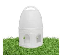 Dispensador de agua para palomas, automático de 3 litros, dispensador de agua para palomas, fuente grande para aves de corral, depósito, estación de hidratación de alimentación para jardín