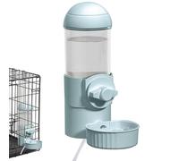 Dispensador de Agua para Perrera, Botella de Agua para Jaula para Perros, Cuenco de Agua Caliente para Jaula para Perros 500 ml, Jaula para Mascotas USB Que suspende el contenedor alimentador de Agua