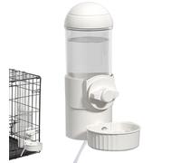 Dispensador de agua para perrera, botella de agua para jaula para perros - Dispensador de agua para jaula para perros con sifón automático de 500 ml calentado - Jaula para mascotas USB que suspende el