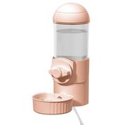 Dispensador de agua para perrera, cuenco de agua caliente para perro, dispensador de agua para perros de 500 ml, dispensador de agua USB para mascotas, cuenco de agua extraíble para perros