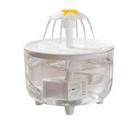 Dispensador de agua para perros - 6,3 pulgadas para gatos | PP dispensador de comida para gatos | Fuente de compañía de batería inalámbrica limpiador fácil de limpiar con filtro para perros