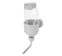 Dispensador de Agua para Perros Colgante, 500 Ml de Gran Capacidad sin Dispensador de Botella de Agua de Perrera de Goteo para la Caja, Las Fuentes de Bebida para Mascotas sin (Gray)