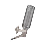 Dispensador de agua para perros colgante, a prueba de fugas, fácil de montar, alimentador para jaula, uso de perrera, suministro de agua, latas de fugas, dispensador de perros