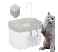 Dispensador De Agua Para Perros - Dispensador De Agua De Auto Cat | 1.5L Cat Aqua Bowls Fountain | Dispositivo De Hidratación PP Para Mascotas | Accesorio De Bebida De Mascotas Tranquila Para Perros P
