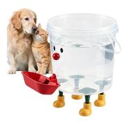Dispensador De Agua para Perros,Estación De Fuente Bebedero De Agua con Un Diseño De - Dispensador De para Cachorros Pequeños - Uso En Refugio, Balcón, Apartamento, Dormitorio, Cocina Y H