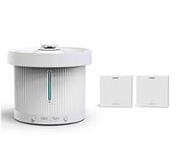 Dispensador de agua para perros y gatos, filtración de circulación automática, escasez de agua y apagado, silencio, inducción inteligente/Blanco/B