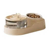 Dispensador de agua para perros y gatos, juego de comederos automáticos para animales pequeños, dispensador automático de cuencos para el hogar o viajes