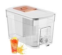 Dispensador De Agua Para Refrigerador - Depósito De Agua De 6 L, Dispensador De , Botella Multifunción | Dispensador De Calidad Alimentaria Con Grifo Y Tapa Para Té, Café, Leche, Sidra