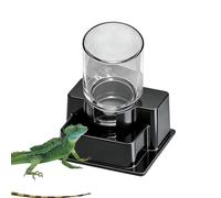 Dispensador de agua para reptiles | para reptiles automático y desmontable, gotero de agua para camaleones y alimentador, para tortuga, camaleón, serpiente, rana, Ermitaño, bañera