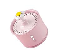 Dispensador de agua potable de 2,4 L para gatos, fuente de agua potable, filtros de carbón activado, contenedor de alimentación automática LED, interfaz USB