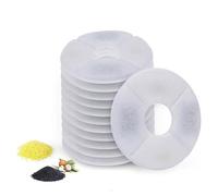Dispensador de agua potable de 2,4 L para gatos, fuente de agua potable, filtros de carbón activado, contenedor de alimentación automática LED, interfaz USB, 12 elementos de filtro