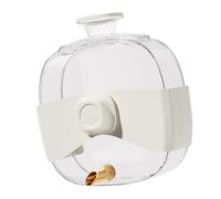 Dispensador de agua transparente para pájaros, 450 ml, fácil de recargar e instalar para el hogar y la tienda de mascotas, jaulas de pájaros, estación de riego para todos los dispensadores automáticos