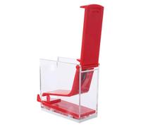 Dispensador de Algodón de Plástico Rojo, Caja de Rollos Tipo Prensado