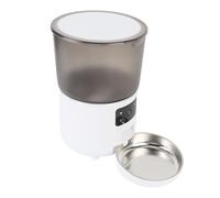 Dispensador de Alimentación de Mascotas Automática Dispensador Inalámbrico USB Smart para Mascotas Al Aire Libre, Acondicionadores de Línea (White)