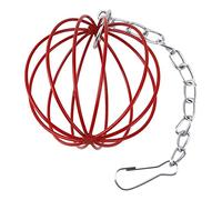 Dispensador de alimentación esférica, accesorios de metal, práctico ejercicio, bolas de heno, conejillos de indias, hámster, juguete de alimentación para mascotas