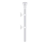 Dispensador De Alimento Para Peces Acrílico Transparente Antiderrames