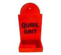 Dispensador de alimento para pollos, grano al aire libre, unidad de alimentación a prueba de derrames, de bandeja de alimentación automático, soporte duradero para cajas de aves de corral