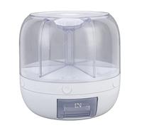 Dispensador de Alimentos Secos de 6 Rejillas, Dispensador de Cereales Giratorio, Depósito Multigrano Contenedor de Almacenamiento de Cereales Depósito Dispensador de Arroz (10KG)