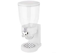 Dispensador de alimentos secos para una alimentación saludable con control de porciones, mecanismo de autoservicio que fomenta la independencia y la responsabilidad en la selección de aperitivos