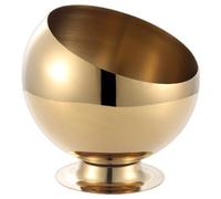 Dispensador de aperitivos decorativo con base de metal, organizadores de accesorios de escritorio de oficina para mostrador, fiestas, cenicero a prueba de viento con base